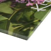 Lila Lilac-Schneidboard, Personalisiert Schneidebrett (Ecke)
