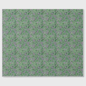 Lila-Lilac, Vintages Blumenmuster Geschenkpapier (Flach)