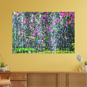 Lila Lilacs Abstrakte Kunst Leinwanddruck (Insitu (Wohnzimmer))