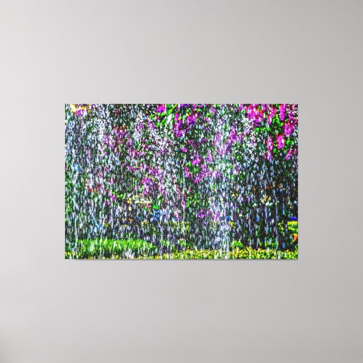 Lila Lilacs Abstrakte Kunst Leinwanddruck (Vorderseite)