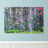 Lila Lilacs Abstrakte Kunst Leinwanddruck (Insitu (Holzboden))