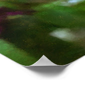 Lila Lilacs an einem Frühlingstag Poster (Ecke)