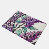 Lila Lilacs Fußmatte (Schrägansicht)