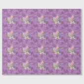 Lila Lilacs Geschenkpapier (Flach)