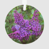 Lila Lilacs Ornament (Rückseite)