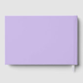 Lila Lilacs Wasserfarbenbriefe Gästebuch (Rückseite)