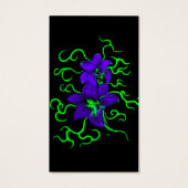 lila Lilie Blume (Rückseite)