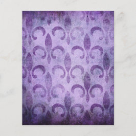 Lila Lilie im Vintagen Stil