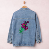 Lila Lilien Jeansjacke (Hangar)