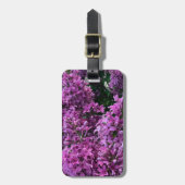 Lila Lillacke, rosa | romantisches rosa Foto Gepäckanhänger (Vorderseite vertikal)
