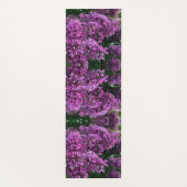 Lila Lillacke, rosa | romantisches rosa Foto Yogamatte (Rückseite)