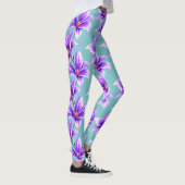Lila Lilly des Valley Pattern Leggings (Rechts)
