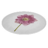 Lila Lily-Blume-Glasschneidplatte 12" Schneidebrett (Ecke)