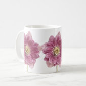 Lila Lily Blume Tasse (Vorderseite Links)