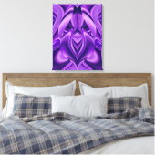 Lila Lily Dream Leinwanddruck (Insitu (Schlafzimmer))