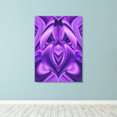 Lila Lily Dream Leinwanddruck (Insitu (Holzboden))