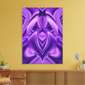 Lila Lily Dream Leinwanddruck (Insitu (Wohnzimmer))