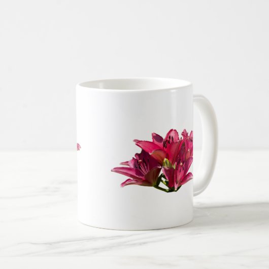 Lila Lily-Fotografie Kaffeetasse (VorderseiteRechts)