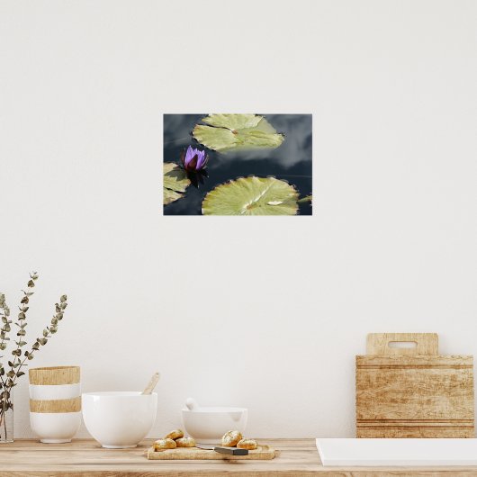 Lila Lily Poster (Küche)