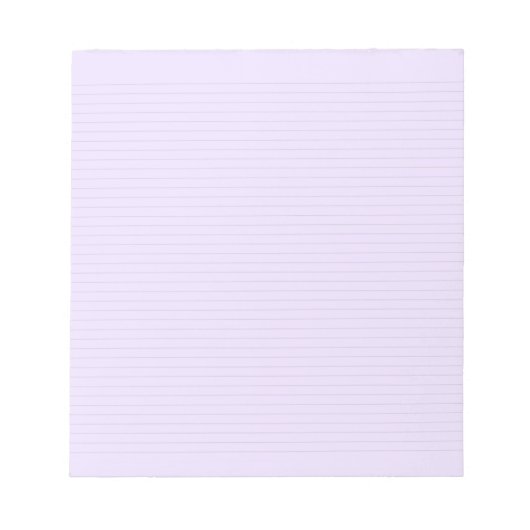 Lila Linie mit 3 mm Notizblock (Vorderseite)