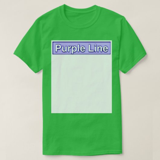 Lila Linie T-Shirt (Design vorne)