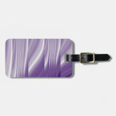 lila Linien der Mitte des Jahrhunderts Gepäckanhänger (Vorderseite horizontal)