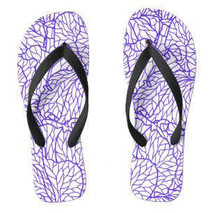Lila Linien Patton Badesandalen