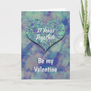 Lila Linien sind meine Valentine Faltkarte Karte