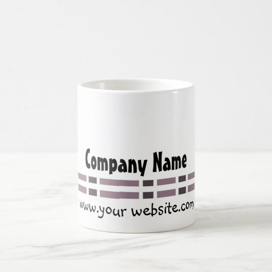 Lila Link Bürodesign Kaffeetasse (Mittel)