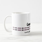 Lila Link Bürodesign Kaffeetasse (Links)