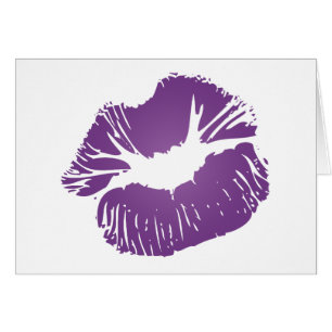 Lila Lippen