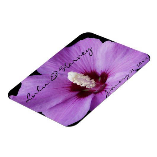 Lila Lippen Nah Magnet (Linke Seite)