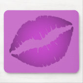 Lila Lipstick Mousepad (Vorne)