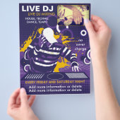 Lila Live DJ Flyer (Hand)