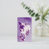 lila Lochkarte Treuekarte (Stehend Vorderseite)