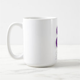 Lila Logo des Internationalen Frauentags Kaffeetasse