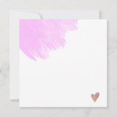 Lila Logo für das Pinselquadratische Geschenk (Rückseite)