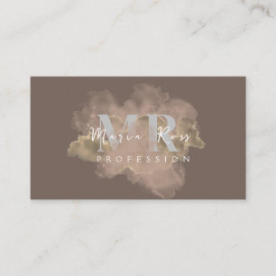 Lila Logo-Rose für Wasserfarben Lila Rauch Visitenkarte