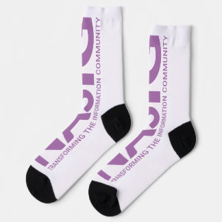Lila Logo Socken