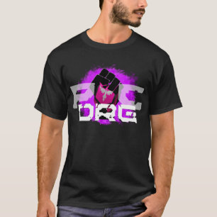 Lila Logo T - Shirt: Männer schwarz T-Shirt