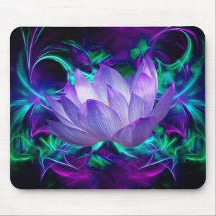 Lila Lotos-Blume und seine Bedeutung Mousepad
