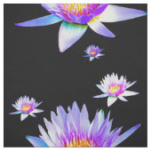 Lila Lotos-Blumen-Muster Stoff (Muster)