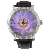 Lila Lotus Blossom Watch
