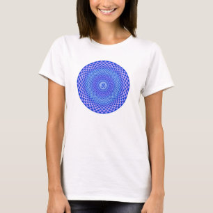 Lila Lotus-Blume-Medikationsrad OM T-Shirt