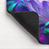 Lila Lotus-Blume und ihre Bedeutung Mousepad (Ecke)