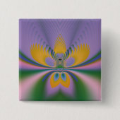 Lila Lotus Button (Vorderseite)