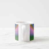 Lila Lotus Espressotasse (Rückseite)