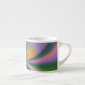 Lila Lotus Espressotasse (Rechts)