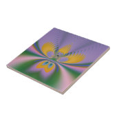 Lila Lotus Fliese (Seite)