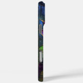 Lila Lotus-Imitat: Hartglas-Design Case-Mate iPhone Hülle (Rückseite / Rechts)